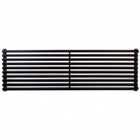 Дизайнерский радиатор Betatherm Quantum 405×1300 горизонтальный, черный матовый