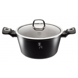 Кастрюля с крышкой Berlinger Haus Black Silver Line Collection (BH-1851)