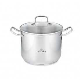 Кастрюля с крышкой 24 см 7 л Gerlach Simple (5901035499812)