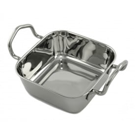 Форма квадратная с ручками с нержавеющей стали One Chef 11,5×11,5 см