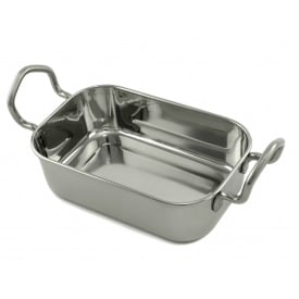 Форма прямоугольная с ручками из нержавеющей стали One Chef 14,5×9,5 см