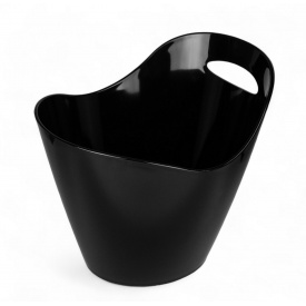 Відро для льоду з однією ручкою з полістиролу One Chef 5 л Чорне