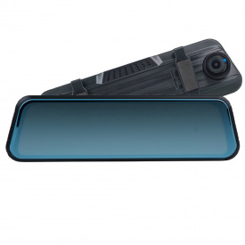Відеореєстратор-дзеркало Vechicle Blackbox DVR 2 камери FULL HD WI-Fi GPS чорний (VBDVRB)