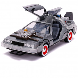 Автомодель машинка Назад у майбутнє-3 Машина часу зі світловим ефектом JADA OL185915