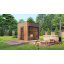 Модульна міні лазня 2,3 х2, 3м Gartensauna-17 від Thermowood Production під ключ від виробника Чернівці