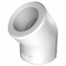 Уголок полипропиленовый FIRAT 1 1/2" 45° (7711001040)