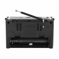 Радіоприймач ФМ Golon RX-381 MP3 USB з ліхтариком Black Ромни