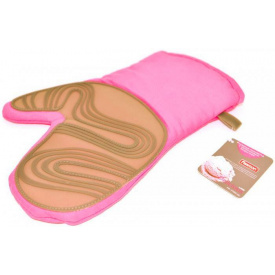 Рукавица кухонная Pink хлопок с силиконовой вставкой Fissman DP37499