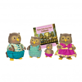 Игровой набор фигурок Li`l Woodzeez Семья Сов