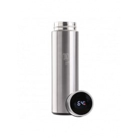 Термос 450 мл с датчиком температуры Berlinger Haus Black Silver Collection (BH-7956)
