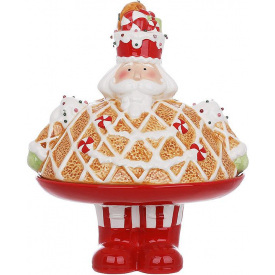 Ємність з кришкою BonaDi Gingerbread soldier для солодкого 21х17х26 см Різнокольоровий DP232114