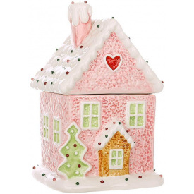 Емкость с крышкой BonaDi Marshmallow House для сыпучих продуктов 850 мл DP232111