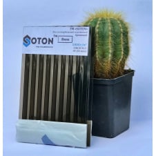 Фото - Поликарбонат сотовый (сотовый) SOTON бронзовый 8мм Поликарбонат сотовый (сотовый) SOTON бронзовый 8мм