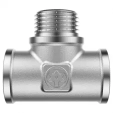 Тройник латунный MIRAYA 1/2" ВНВ