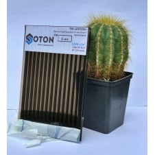 Полікарбонат сотовий (стільниковий) SOTON бронзовий 6мм