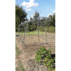 Теплица "Дарина усиленная" 3х10м, труба 30х30мм с пленкой 150 мкм Калуш