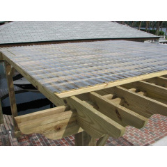 Профильный поликарбонат (прозрачный шифер) Suntuf серый Solar Control Сумы