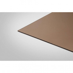 Монолитный поликарбонат Ultraplast Solid 5мм, 2.05х6.1м, Бронза Запорожье