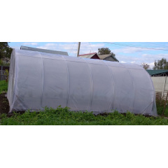 Теплица "Косичка" 2 х 8 м (труба оцинкованая 20х20), полный комплект "Премиум", пленка UV-6, 150 мкм. Днепр
