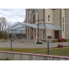Профильный поликарбонат Suntuf колотый лед прозрачный 2УФ-защита Киев