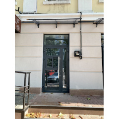 Готовый навес из поликарбоната над входом Dash'Ok 2,05х1 м Хайтек Молочанск