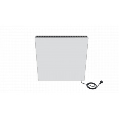 обігрівач керамічний конвекційний Model S 77 з терморегулятором Smart Install 15 кв.м Вишневе