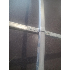 Теплица с поликарбонатом "Косица" 4х12 м. из оцинкованной трубы 20х20 мм. Поликарбонат тепличный 4 мм. Киев