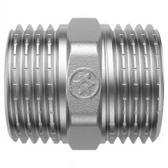 Ниппель латунный MIRAYA 1 1/2" НН Полтава