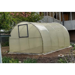 Теплиця "Маївка" 3 х 6 м, (труба оцинкована 30х20 мм.), повний комплект "Преміум", плівка UV-4, 100 мкм. Охтирка
