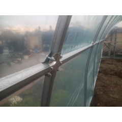 Теплиця "Маївка" 3 х 6 м, (труба оцинкована 30х20 мм.), повний комплект "Преміум", плівка UV-4, 100 мкм. Охтирка