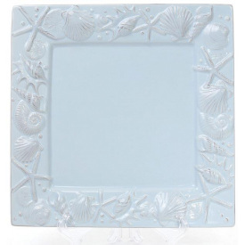 Блюдо Bona сервировочное Ceramic Морской Бриз 26х26х2.4см голубое DP40951