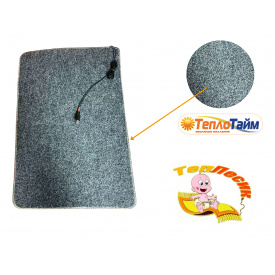 Коврик ТепЛесик ковролін 105х55 см Сірий