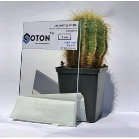 Полікарбонат монолітний Soton (Сотон), прозорий 3 мм 2,05 * 6,1м