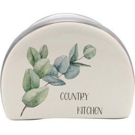 Салфетница Verdure delicate 10х7 см керамика DP91070 S&T
