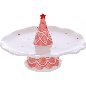 Підставка новорічна для кексиків BonaDi Herringbone 21х14 см Різнокольоровий DP233131