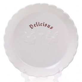 Блюдо Bona сервировочное Ceramic Тоскана Family DELICIOUS диаметр 23см с объемным рисунком DP40964