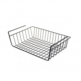 Полиця навісна Stenson XL01318 48х24,5х14 см Чорний