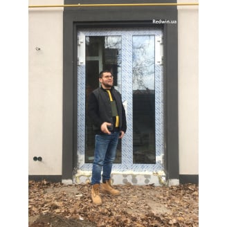  Качественная теплая дверь из алюминия Framex (Украина) от производителя в Киеве. для вашего коттеджа