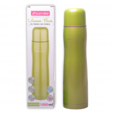 Термос зеленый 1000ml из нержавеющей стали KL226066 Kamille