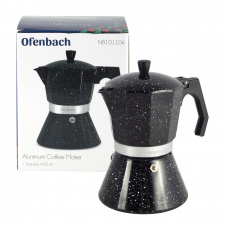 Гейзерная кофеварка 450ml из алюминия KL226308 Kamille