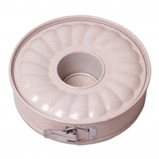 Духовая beige форма со сменным дном и антипригарным покрытием Kamille мрамор 26 см KL225803