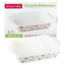 Керамическая форма для запекания 35*23*6,5 см Kamille 3.7 л KL225677