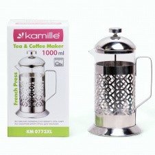 Стеклянный заварник Frenchpress 1000мл KL225538 Kamille