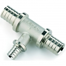 Фото - Тройник латунный Rehau Rautherm S 1/2"x3/8"x1/2" (200543001) Тройник латунный Rehau Rautherm S 1/2"x3/8"x1/2" (200543001)