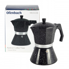 Гейзерная кофеварка 450ml из алюминия KL226308 Kamille Токмак