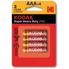 Батарейка Kodak EXTRA HEAVY DUTY R3 1x4 шт. (6409675) Чернигов