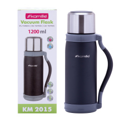 Термос из нержавеющей стали black 1200ml KL224963 Kamille Ирпень