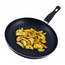 Кухонная сковорода из штампового алюминию с антипригарным покрытием d=30см KL225574 Kamille