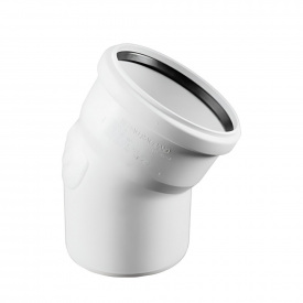 Колено канализационное Rehau Raupiano Plus 110 мм 87° (123464001)