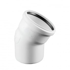 Колено канализационное Rehau Raupiano Plus 110 мм 67° (123454001)